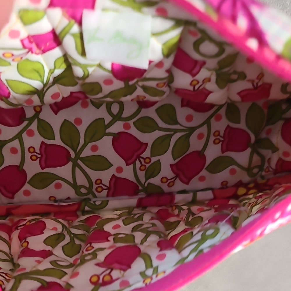 Vera Bradley Pink and Orange‎ Floral Crossbody Bag - Picture 10 of 15
